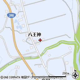 秋田県湯沢市皆瀬八王神223周辺の地図