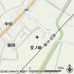 秋田県湯沢市桑崎堂ノ前周辺の地図