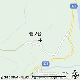 秋田県東成瀬村（雄勝郡）椿川（菅ノ台）周辺の地図