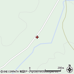 秋田県由利本荘市鳥海町上笹子針水44周辺の地図