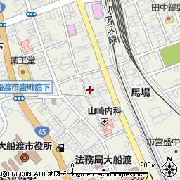 〒022-0003 岩手県大船渡市盛町の地図