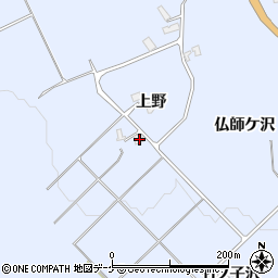 秋田県湯沢市皆瀬上野159周辺の地図