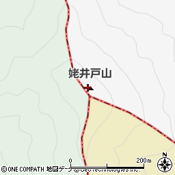 姥井戸山周辺の地図