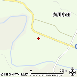 岩手県奥州市衣川小田35周辺の地図