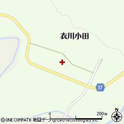 岩手県奥州市衣川小田103周辺の地図