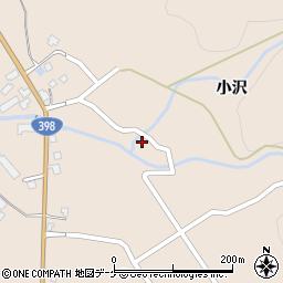 秋田県湯沢市稲庭町小沢52周辺の地図
