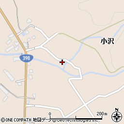 秋田県湯沢市稲庭町小沢57周辺の地図