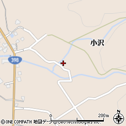 秋田県湯沢市稲庭町小沢51周辺の地図