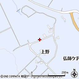 秋田県湯沢市皆瀬上野31周辺の地図