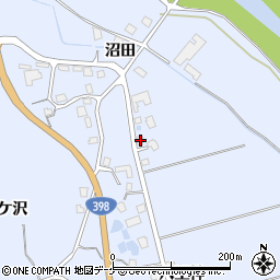 秋田県湯沢市皆瀬八王神87周辺の地図