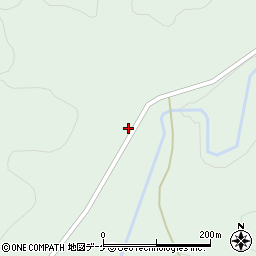 秋田県由利本荘市鳥海町上笹子針水63周辺の地図