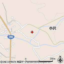 秋田県湯沢市稲庭町小沢60周辺の地図