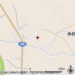 秋田県湯沢市稲庭町小沢68周辺の地図