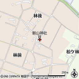 林部落公民館周辺の地図