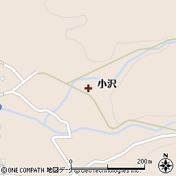 秋田県湯沢市稲庭町小沢25周辺の地図