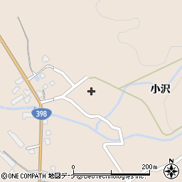 秋田県湯沢市稲庭町小沢72周辺の地図