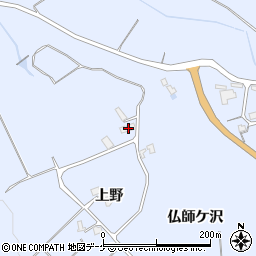 秋田県湯沢市皆瀬上野23周辺の地図