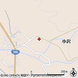 秋田県湯沢市稲庭町小沢12周辺の地図