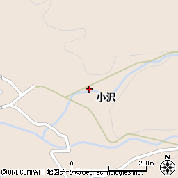 秋田県湯沢市稲庭町小沢27周辺の地図