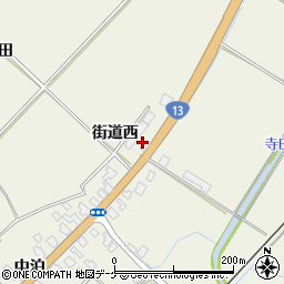 株式会社ヤマコン　秋田県南出張所周辺の地図