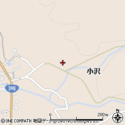 秋田県湯沢市稲庭町小沢8周辺の地図
