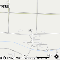 岩手県奥州市胆沢小山上中谷地73周辺の地図