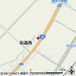 秋田県湯沢市桑崎（街道西）周辺の地図