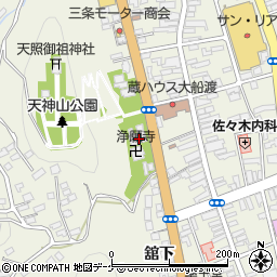 岩手県大船渡市盛町町2-2周辺の地図