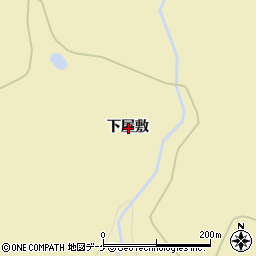 山形県遊佐町（飽海郡）吹浦（下屋敷）周辺の地図