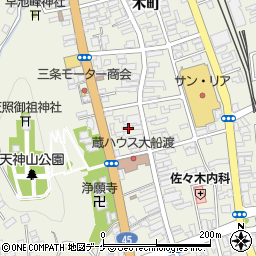 小野光魚店周辺の地図