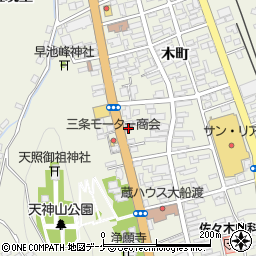 木町公民館周辺の地図