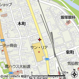 株式会社岩手リオン補聴器センター大船渡店周辺の地図