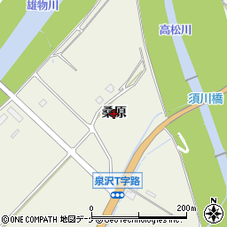 秋田県湯沢市桑崎（桑原）周辺の地図