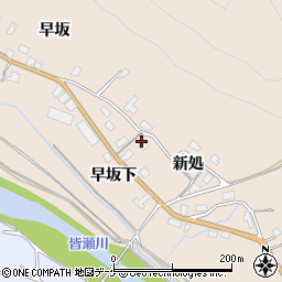 秋田県湯沢市稲庭町早坂下20周辺の地図