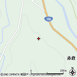 秋田県由利本荘市鳥海町上笹子滝ノ上周辺の地図