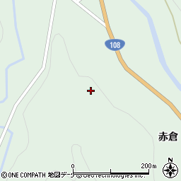 秋田県由利本荘市鳥海町上笹子（滝ノ上）周辺の地図