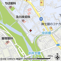 中井沢公園周辺の地図
