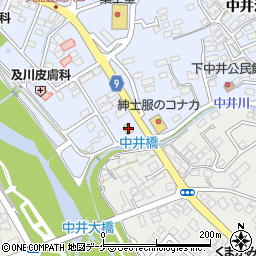 ローソン大船渡中井沢店周辺の地図