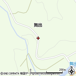 岩手県陸前高田市横田町舞出周辺の地図