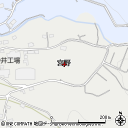 岩手県大船渡市赤崎町宮野周辺の地図