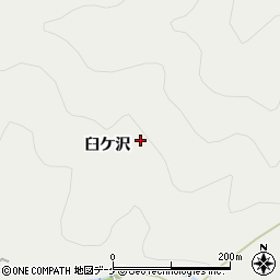 秋田県湯沢市相川臼ケ沢周辺の地図