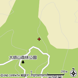 大師山森林公園キャンプ場周辺の地図