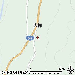 秋田県雄勝郡東成瀬村椿川大柳周辺の地図