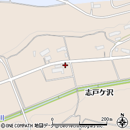 岩手県奥州市前沢古城志戸ケ沢周辺の地図