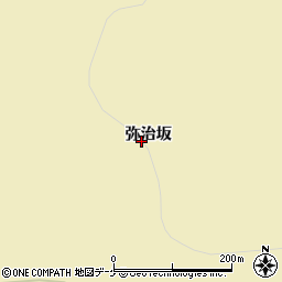 山形県遊佐町（飽海郡）吹浦（弥治坂）周辺の地図