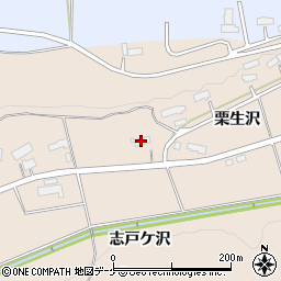 岩手県奥州市前沢古城栗生沢39周辺の地図