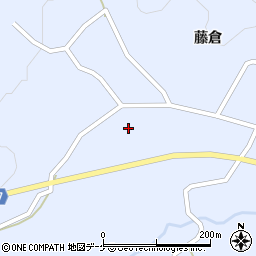 秋田県湯沢市皆瀬藤倉周辺の地図