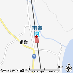 甫嶺駅周辺の地図