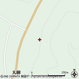 秋田県雄勝郡東成瀬村椿川大柳下村周辺の地図