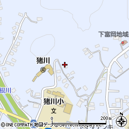 岩手県大船渡市猪川町轆轤石周辺の地図